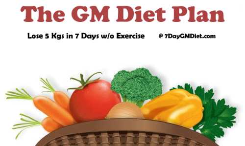 GM Diet Indian Meal Plan